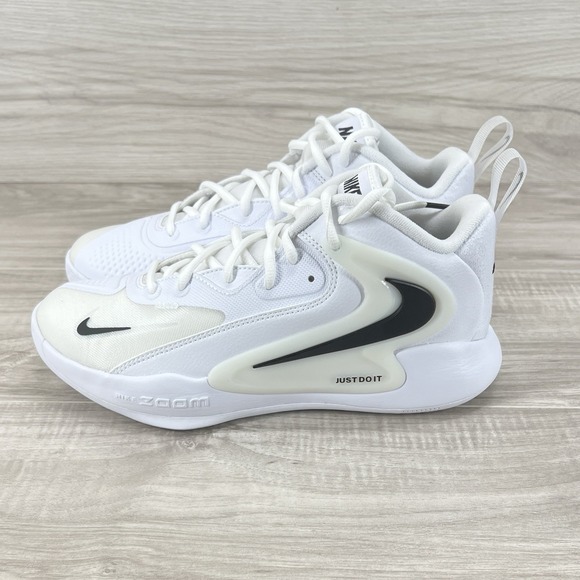 Nike Zoom Hyperset 2 White Volleyball Shoes Mens 7 / Women 8.5 nby FQ7070-101 main image 5